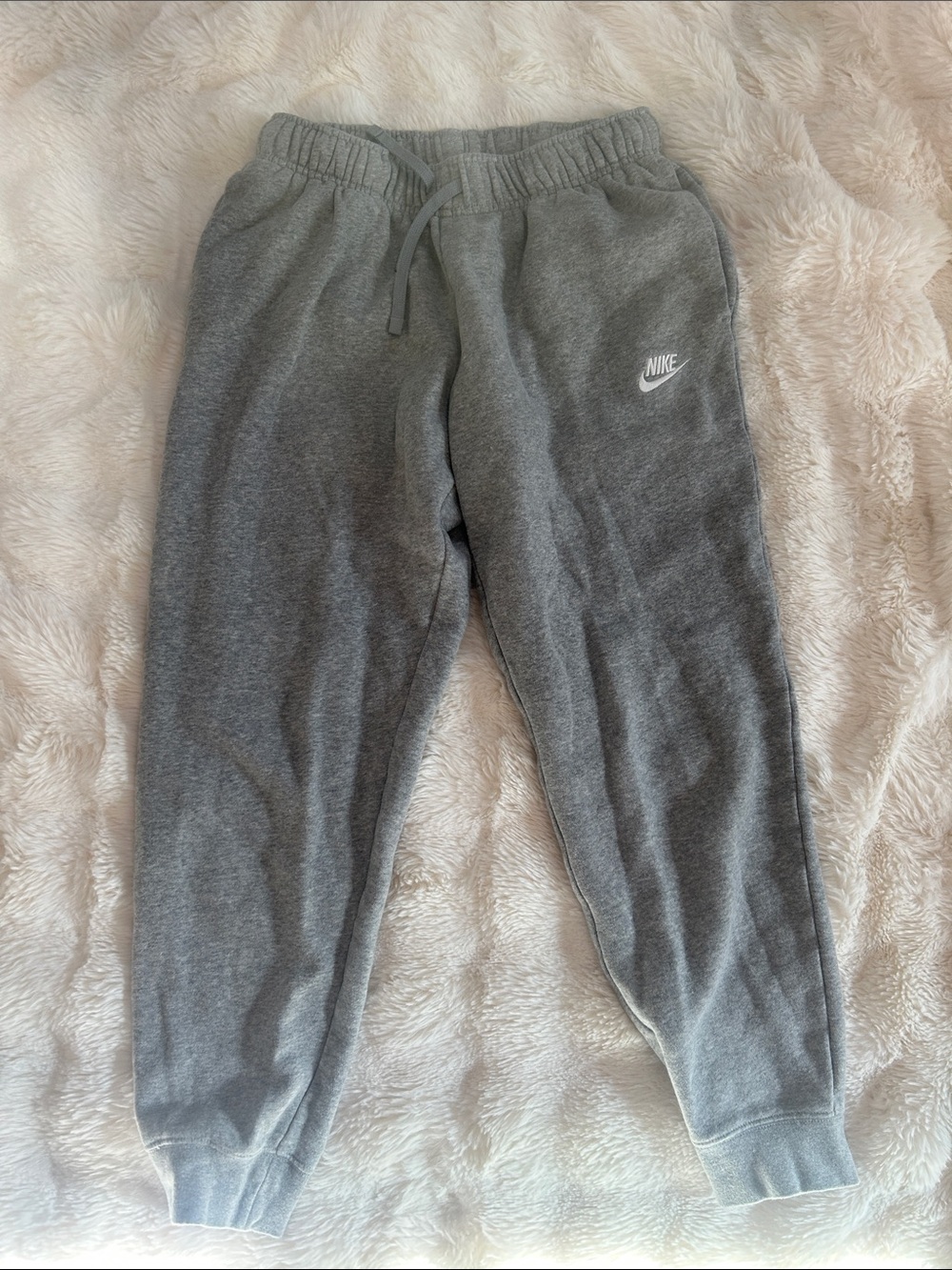 Nike Gray Fleece Jogger Sweatpants